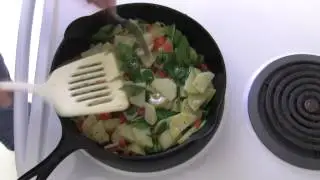 Frittata with Breakfast Potatoes and Spinach