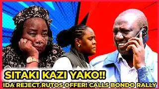 SITAKI KAZI💔Drama As Ida Odinga Turndown Rutos Nomination! ANNOUNCES BONDO HOMECOMING RALLY IN SIAYA