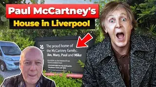 Paul McCartney's house in Liverpool on the same day Paul headlined at Glastonbury