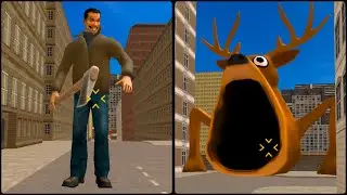MONSTERS BATTLE ADAN MECH VS DEER 99 TITAN (Garry&rsquo;s Mod)