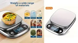 1pc 10kg Large Capacity, Accurate to 1g/5kg Capacity, Accurate to 0.1g Electronic Kitchen Scale