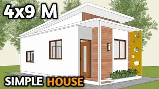 SIMPLE HOUSE DESIGN | 4x9, 2 Bedroom, Best Design Tiny House