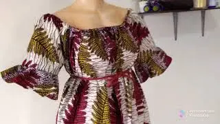 Comment coudre une petite robe en wax