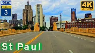 MN-3 North to Downtown St Paul, Minnesota (Robert Street)