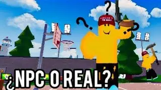 &iquest;NPC O REAL? 😨 Me hice pasar por NPC en Roblox
