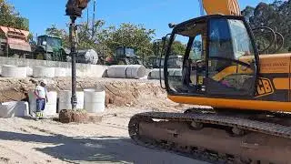 AMANDIOSS Escava&ccedil;&atilde;o de po&ccedil;o de funda&ccedil;&atilde;o com Trado DIGGA PD50 | Excavation of foundation with Auger