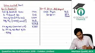 CAF 5 | FAR 2 | Autumn 2019 | Question No. 6 | Golden Limited | Consolidation | Sir Murtaza