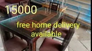 Dining table 6 seater price 15000 free home delivery available 7827166151