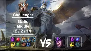 [4K] KR Challenger Middle Galio vs Syndra Ep.1397