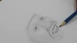 Drawing face / Menggambar wajah Cak Nun