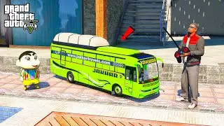 Franklin & Shinchan Buy Mini RC Indian Luxury Bus in GTA 5 || JNK GAMER