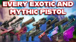 Ranking EVERY EXOTIC AND MYTHIC PISTOL In FORTNITE HISTORY From WORST To BEST