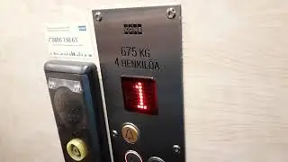 2007 KONE-Motala MRL&CWL Chain-Driven Elevator at Rouskunkatu 19A, Sienim&auml;ki, Imatra, Finland