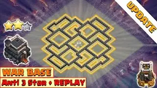 New! TH9 War Base &diams; Anti 3 Star War Base with Bomb Tower &diams; Anti GOHOVA, Anti GOVAWI, Anti GOVAWIPE