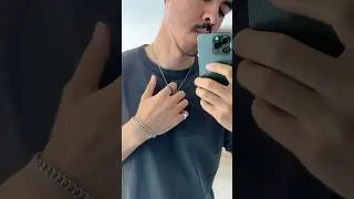 Minimal silver box chain necklace (Best minimal men&rsquo;s chain)
