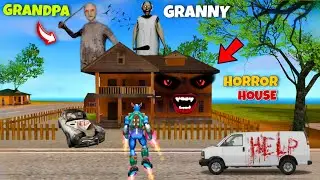Granny Grandpa Horror House In Vice Town | Rope Hero Vice Town | Granny Grandpa | @hardspider2.0