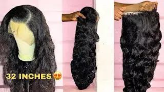 Unboxing & Customizing a 34 Inches Body Wave Wig | Calm & Satisfying ✨Somto Starr 