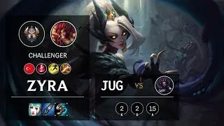 Zyra Jungle vs Elise - TR Challenger Patch 10.10