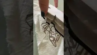 Prueba de estado de nuevos sellos,estampa en textil = feliz!