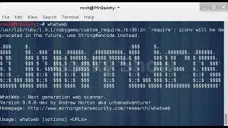 WhatWeb Web Scanner  Installtion On Windows 2018