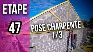 Comment poser une charpente type fermette - Etape 47