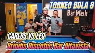 Torneo Bola 8 Octavos Carlos vs Leo Brindis Discotec Bar Altavista