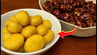 🌰 Самый простой рецепт каштанов! Настолько вкусно, что вы будете в шоке! | Волшебные советы😱