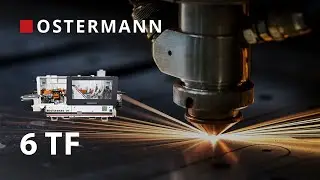 Автоматический кромкооблицовочный станок OSTERMANN 6TF  - видео обзор и работа оборудования