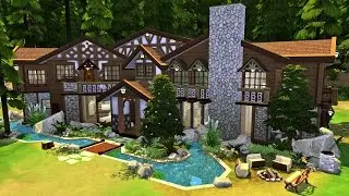 The Sims 4 - RIVER LODGE SPA | Speed Build
