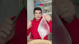The Bag stabbing experiment  #TikTok #funny #tricks #champorchomp #exposed #challenge