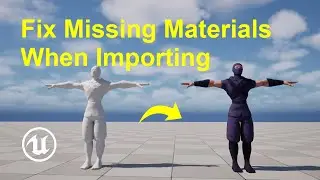 How to Fix Missing Materials When Importing Characters in Unreal Engine 5