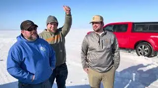 Kjos Group Arrives at Premier Sleeper House | Ice Fishing&nbsp;Tips&nbsp;&&nbsp;Setup