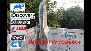 Intelsat 19 dish 80 +