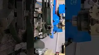 A lathe is a machining tool that is used primarily for shaping metal or wood.  #lathe #cnc #vmc #utm