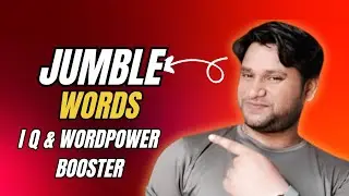 Jumble Word (IQ & Word Power Booster) #education #sahilianacademy #english #sahilsir 