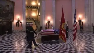 Public Viewing Held for Late, Former NASA Astronaut and U.S. Senator, John Glenn