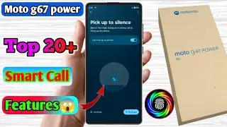 how to smart call in moto g67 power | moto g67 power smart call setting kaise kare 