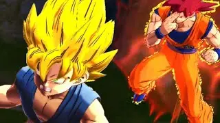 LF SUPER SAIYAN GOD GOKU Vs SUPER SAIYAN GOKU KID GT Extreme CO-OP Battle | Dragon Ball Legends