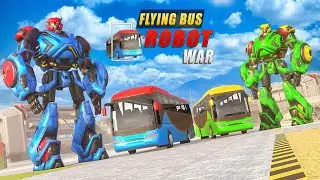 Flying Bus Robot War 2020 (Fun Hive Studios) | Android Gameplay HD
