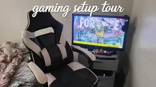 My Xbox one Gaming Setup Tour 👀🔥 (Budget but Clean!!!!!)