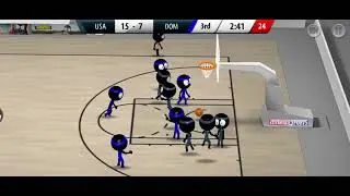 Stickman Basketball 3D Long International Cup Game 35