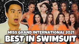 ATEBANG REACTION | MISS GRAND INTERNATIONAL BEST IN SWIMSUIT COMPETITION HIGHLIGHTS #mgi2021