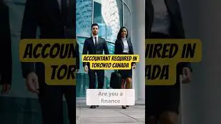 #AccountantJobs Accountant Required In Toronto Canada | Latest Job Vacancy 2025