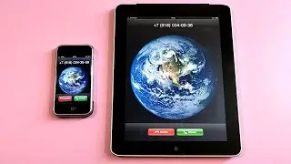 Apple iPhone 2G vs iPad 2010 Incoming call & outgoing call