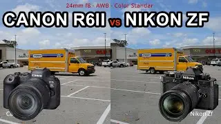 Canon R6 II vs Nikon Zf Video Comparison | Side by Side Shootout