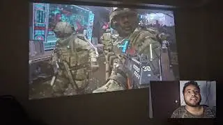 Call of Duty Advance Warfare Game play on Projector Part 1