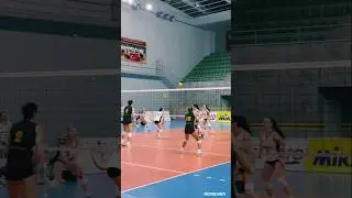 Powerful Girls Volleyball Match 💪🏐