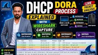 DORA Process Explained | Wireshark Packet Capture in Hindi