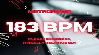 183 BPM - 1 Hour Metronome