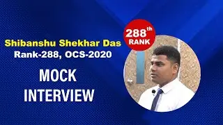 Shibanshu Sekhar Jena, Rank-288, OCS 2020 | Vajirao IAS Academy